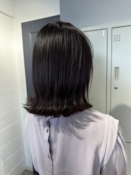 シェル 吉祥寺(shell) グレージュカラー/ボブウルフ/黒髪/ココアベージュ