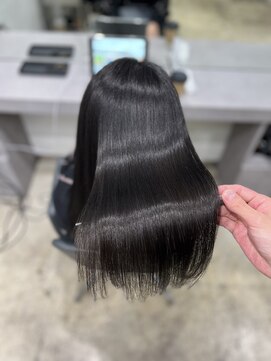 キュア 表参道(CURE) 黒髪/グレージュカラー/ココアベージュ/ヘルシーロング[表参道]