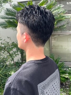 ナカオコアフュール(NAKAO COIFFURE) ナチュラルパーマ　刈り上げツーブロック　爽やかショート