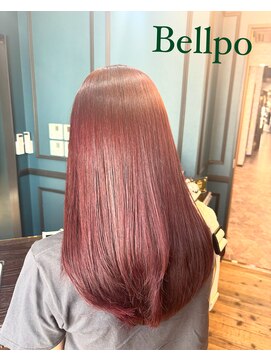 ベルポ(Bellpo) ブリーチなし☆秋色ローズピンク/30代/40代/50代/ハイトーン
