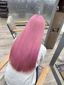 ジャップインターナショナルエスサロン(JAP international S SALON) トリプルカラーケアブリーチビビッドピンク