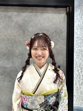 アールトゥーヘアー(art To Hair) 成人式セット/ツイン網おろし/網おろし/ツイン