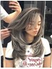 【バレイヤージュorシャドールーツ】ブリーチデザインカラー＋オンカラー