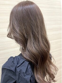 ラボー ノースプラザ店(LA'BO)の写真/ブリーチなしでも叶う艶やかで透明感のあるカラー。赤みを抑えた美しい仕上がりで色落ち後も魅力をキープ！
