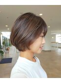 丸みショートボブ/ショートカット/ショートヘア/20代/30代/40代