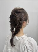 20代30代40代ブリーチなしオリーブグレージュ伸ばしかけ