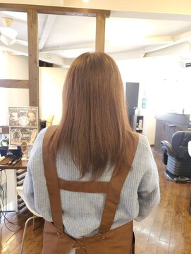 ツヤイロ 島田店 シースルーマッシュミルクティーベージュハンサムショート