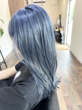 ハイナ(Hi...na) ネイビーシルバー