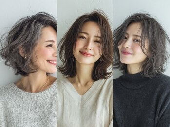 ベジータ(VEGETA)の写真/【頭皮と髪に優しい白髪染め】カット+オーガニックカラー+アロマスパ¥10800!トレンド感ある仕上がりに♪