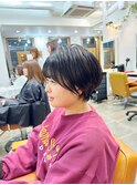 ナチュラル丸みショートボブ