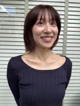 ロライマ 中目黒(roraima) ボブ/レイヤー/暖色/深み/ブラウン/ピンク／ローズレッド