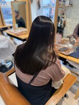 ラボヌール ヘアー エクラ(La Bonheur hair eclat)&nbsp;オリーブグレージュ/暗髪