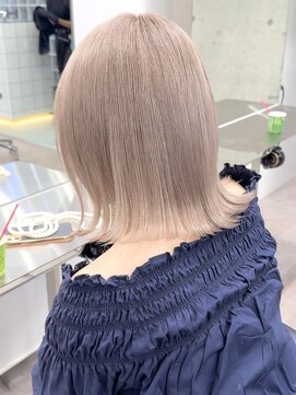 サンクプロジェクト(cinq PROJECT) 原宿韓国顔まわりミルクティーベージュホワイトミルクティー