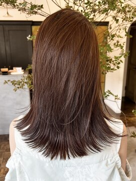 ヘアーアイスカルテット(HAIR ICI QUARTET) ◎大人上品ベージュミディアム×顔周りレイヤー◎