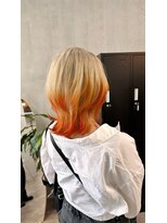アレンヘアー 京橋店(ALLEN hair) オレンジ×ベージュ