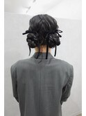 ツインヘアセット×ヘアサロン