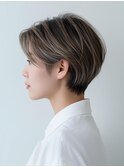 耳かけショート/ハイライト/白髪ぼかし【大宮】