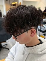 フゥ 宇都宮戸祭(FeU)&nbsp;宇都宮メンズカットメンズパーマ波巻きスパイラルパーマツイスパ