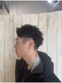 王道メンズツーブロックショート