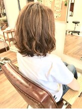 ヘアーギャラリーカルペディエム(Hair gallery Carpe diem) デジタルパーマでふんわり