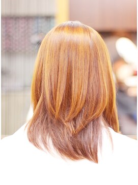美容室 ドリームスタイル 倉敷店 ツヤ感×シースルーバング×ナチュラルミディアム