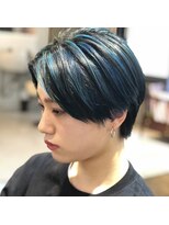 ドロシー(dorothy) #ブルーメッシュ#ブルーグリーン#マニックパニック#ハイライト