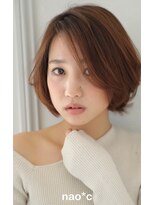 ナオシ トレス 富雄店(nao*c tres)&nbsp;大人かわいい小顔☆ナチュラルミディアムボブ