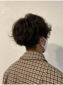 【ゆるく動く無造作パーマ】
