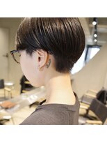 ビビト(bibito)&nbsp;bibito 刈り上げハンサムショートボブ　ダークアッシュ