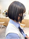 ショートボブ/ミニボブ/マッシュ/切りっぱなし/柏駅