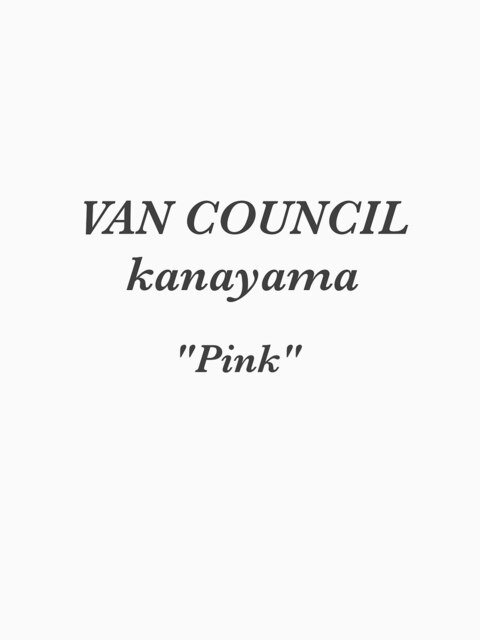 【VAN COUNCIL kanayama】pink