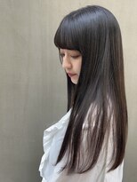 髪質改善＊ダークアッシュグレージュカラー【ZinaCENTRAL】