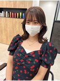 韓国ヘア☆顔まわりカットでくびれミディアムヘア