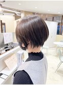 【twiggy篠崎】☆丸みショート☆【髪質改善/ハイライト】