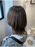 12月(ロングヘア/グレージュカラー/ココアベージュ)