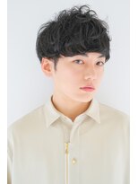 ヘアサロンガリカアオヤマ(hair salon Gallica aoyama) 【メンズ】刈り上げ束感マッシュショート/爽やか黒髪<青山>