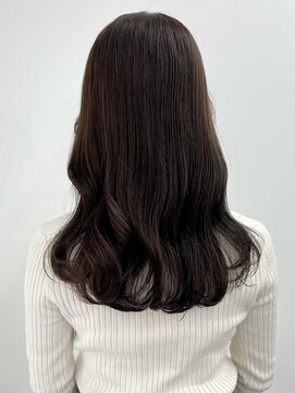 ネオリーブ クーロ(Neolive curro) 韓国前髪顔まわり×柔らかブラウン【縮毛矯正】