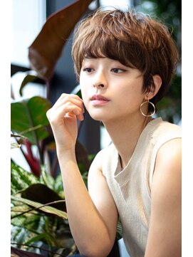 ケアリー 成増(Carelly) 大人かわいい前髪セシルカットココアブラウンフリンジウェーブ