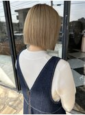 切りっぱなしボブ