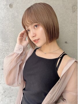 ロンド 銀座(Lond) ☆【春日美月】「こけし」にならない為に毛量調整が重要！[ボブ]