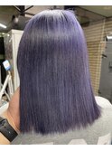 【個性派ディープパープル】ブリーチ必須