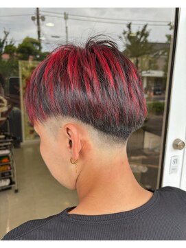 リラシー ヘアーアンドビューティー 龍ケ崎店(RELASY hair&beauty) 【レッドフェードカット】