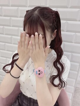 リルミー(Lilme) 人気の三つ編みハーフツインツイン＊まゆ