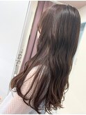 つや髪レイヤーロング/ナチュラルベージュ