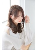 【お顔まわりこだわります♪】ふんわりセミロング