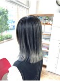 【kanon松戸】関根マサヒロ　ホワイトシルバーバレイヤージュ