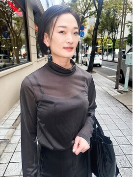 メリケンビューティーパーラー コウベ(MERICAN BEAUTY PARLOR KOBE) 【大人　イメチェン  ボブ】牧田じゅん