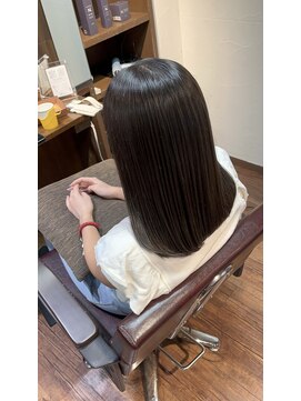 ランソ(RUNSO) 美髪のススメ♪ダークグレージュ×ワンレン♪