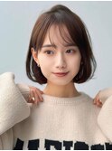 《NYLON.》黒髪 ボブルフ ネビージュ 小顔