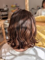 ヘアーズ イオンモール徳島(HAIRZ) 《HAIRZ》林真紀　ボブレイヤ-ローライト